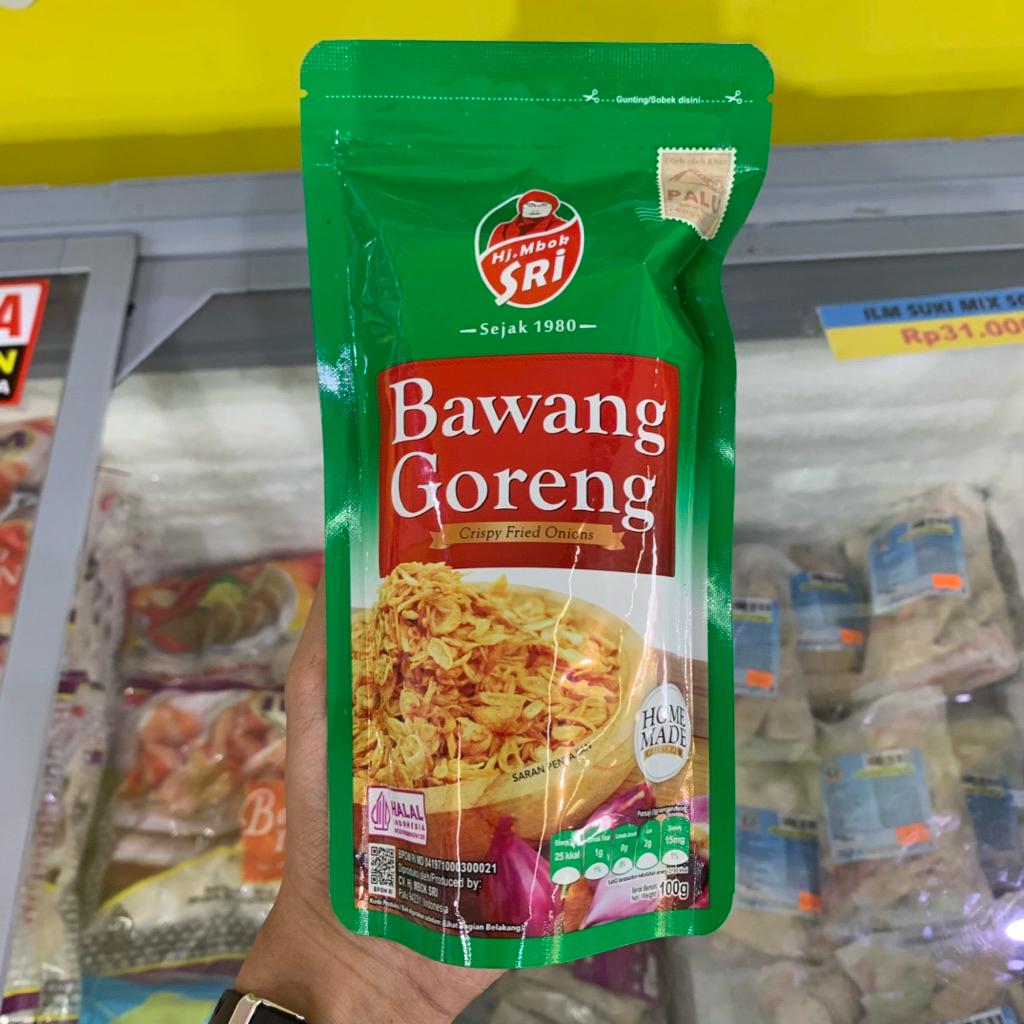 Hj. Mbok Sri Bawang Goreng 100 Gram