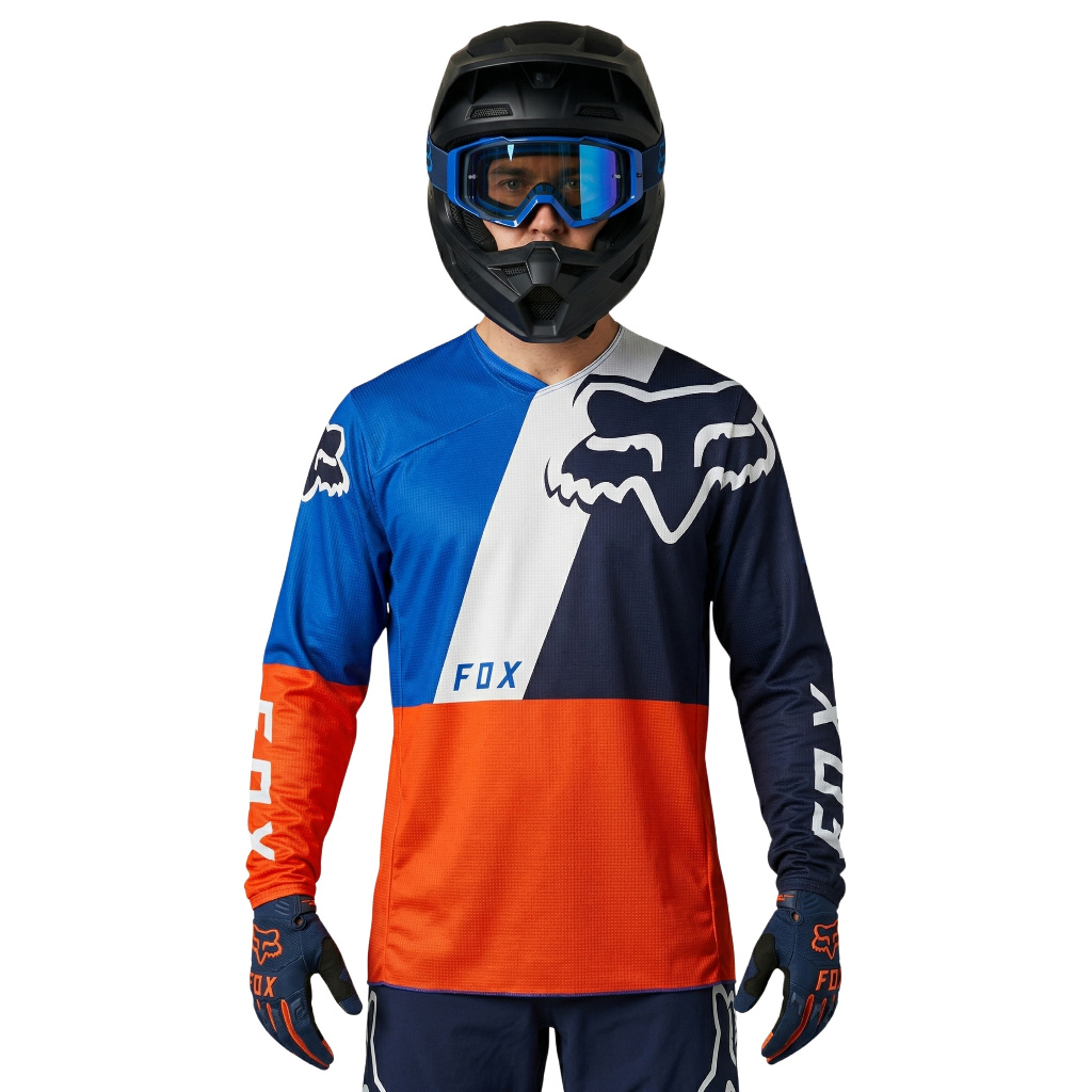 Fox 180 Lovl Orange Blue Jersey Original Jersey Motocross Trail
