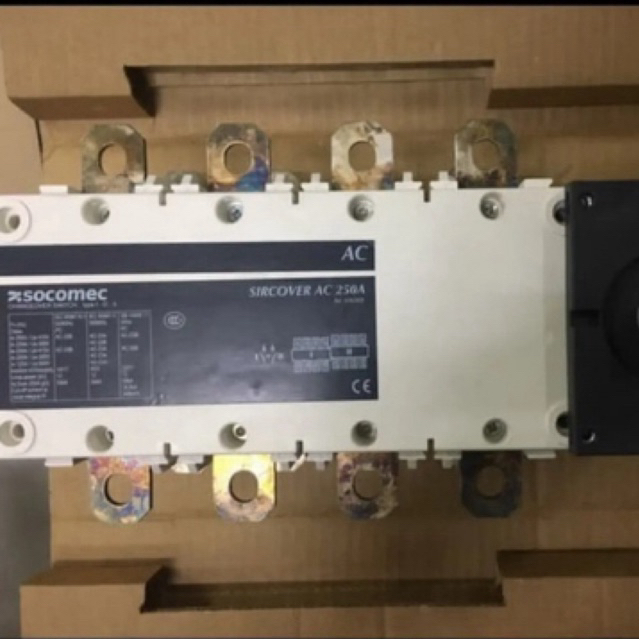 Change Over Switch COS SOCOMEC 250A 4P Sircover