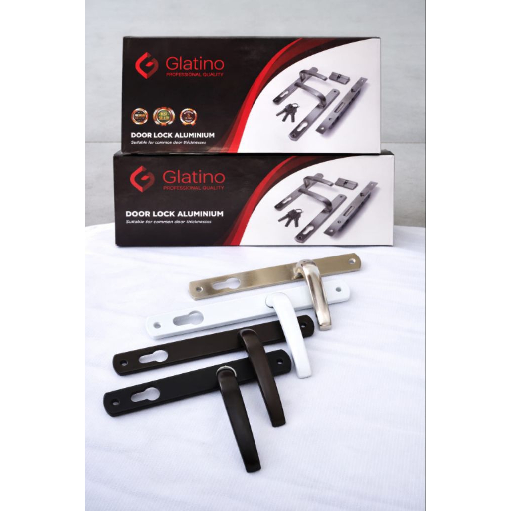 Kunci Pintu Almunium Glatino 839 / Kunci Almunium Full Set