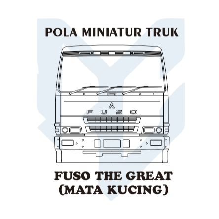 Pola Miniatur Truk Mitsubishi Fuso The Great / Fuso Mata Kucing