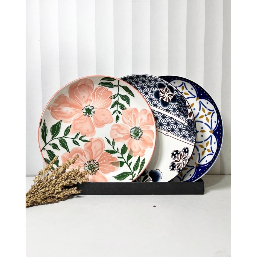 SOUVENIR PIRING BERMOTIF TANPA BOX