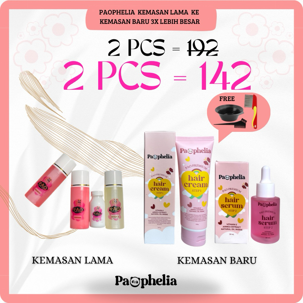 pao obat kutu (pao premium step 1 dan step 2) kemasan 3xlebih besar anti bau sampokutuinstan (no sis