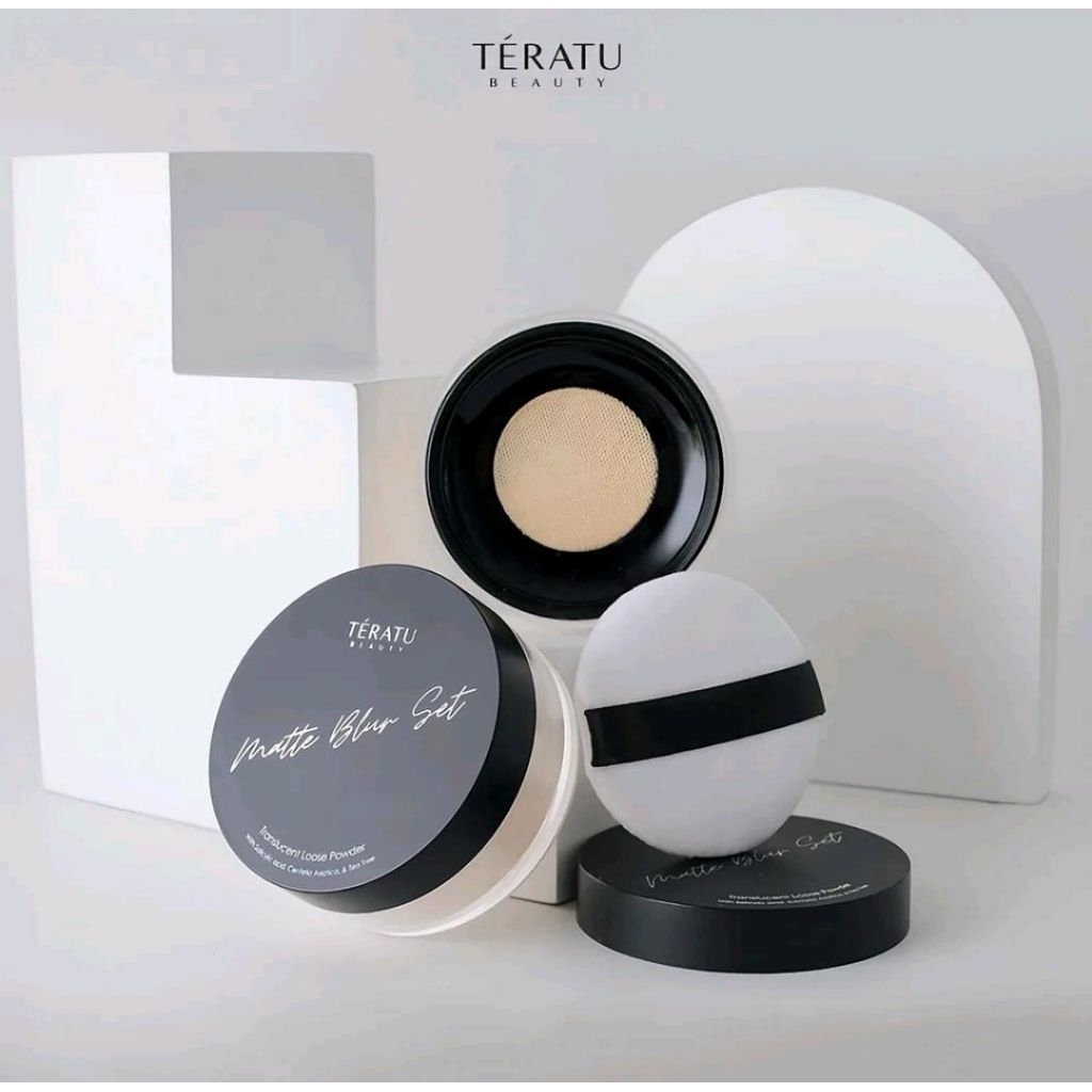 Bedak Tabur Teratu/Matte Blur Set Translucent Loose Powder