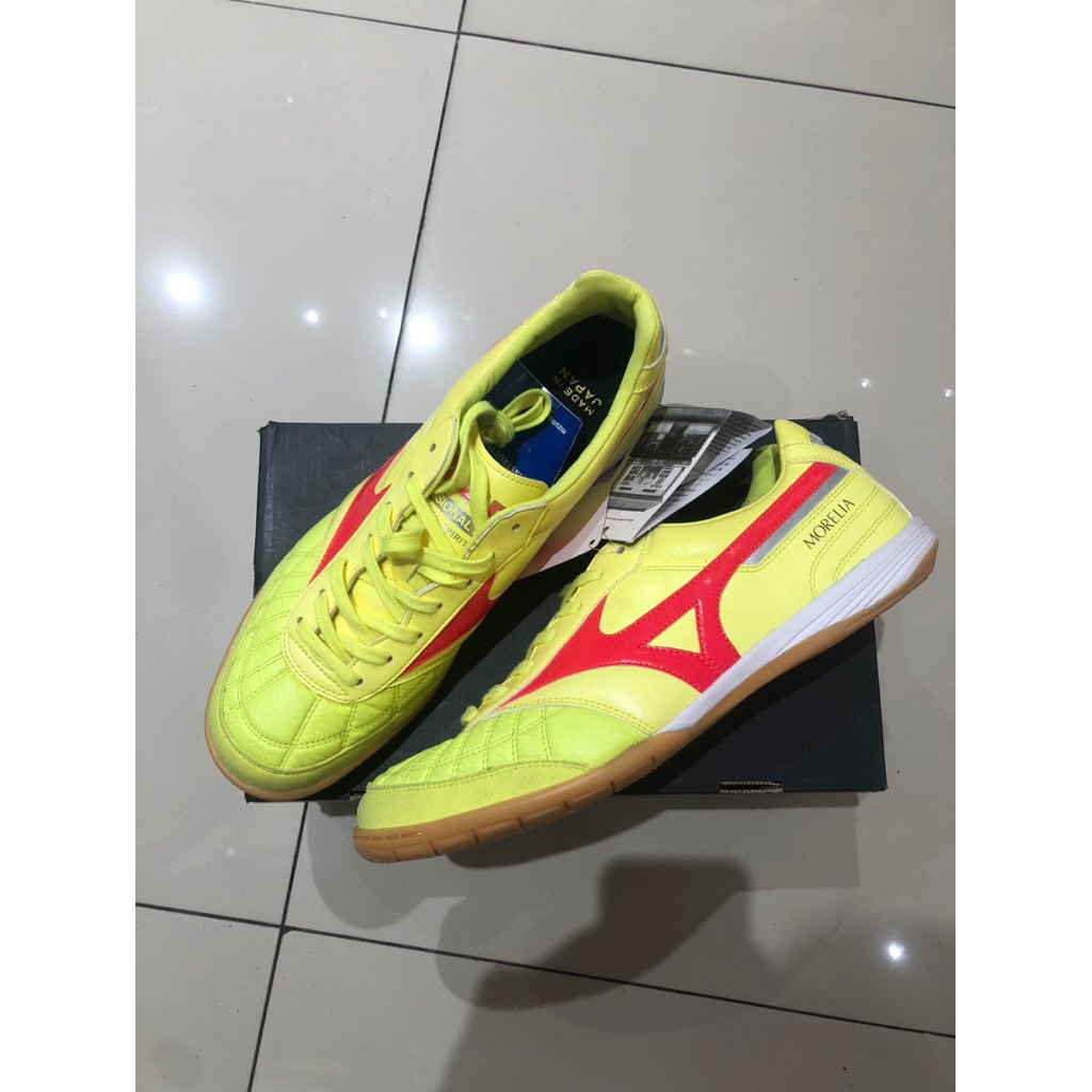 Sepatu Futsal Original Mizuno Morelia Sala IN Made in Japan size EU 42