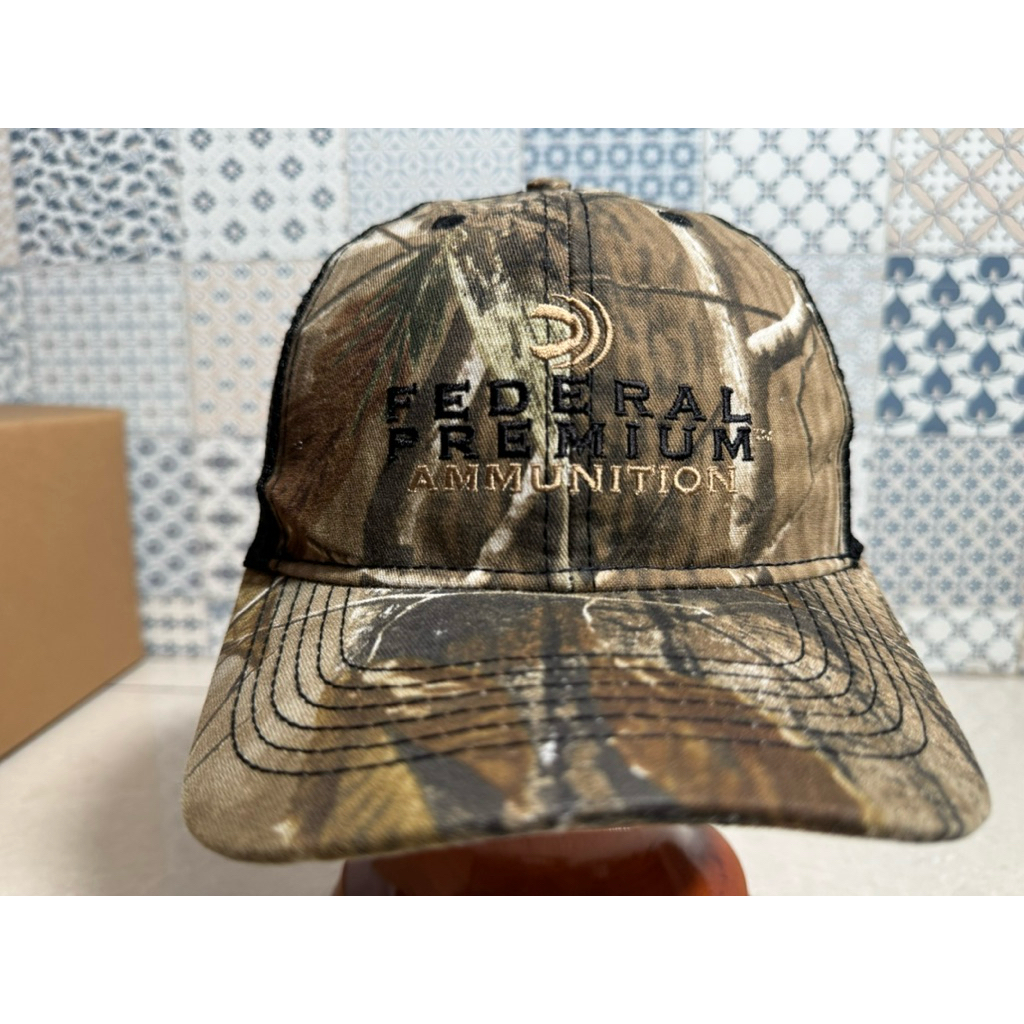 Topi Second Brand Trucker Branded Camo Realtree Federal Premium Ammu Original Full Tag