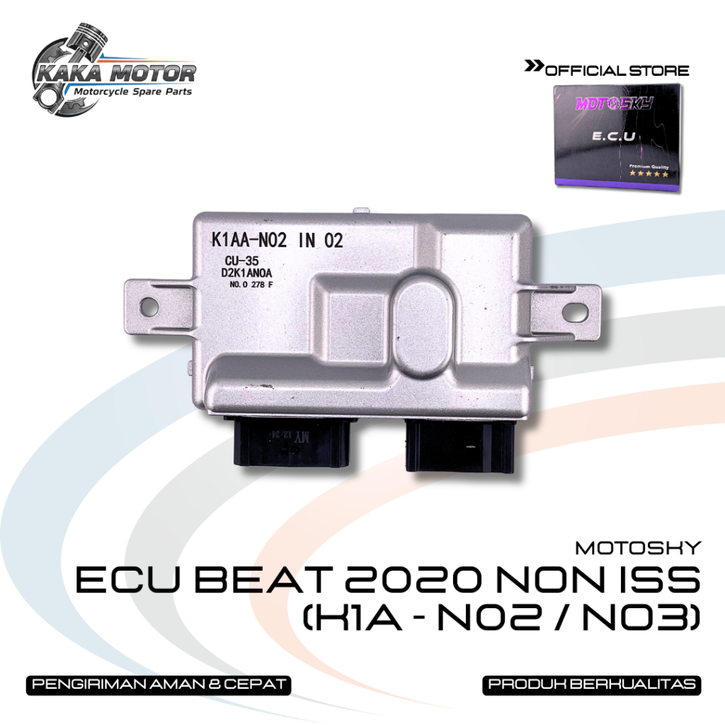 ECU BEAT 2020 NON ISS (30400-K1A-N02/NO3) MOTOSKY - 30400-K1A-N02/N03 ecm ecu beat 2020-2022, beat d