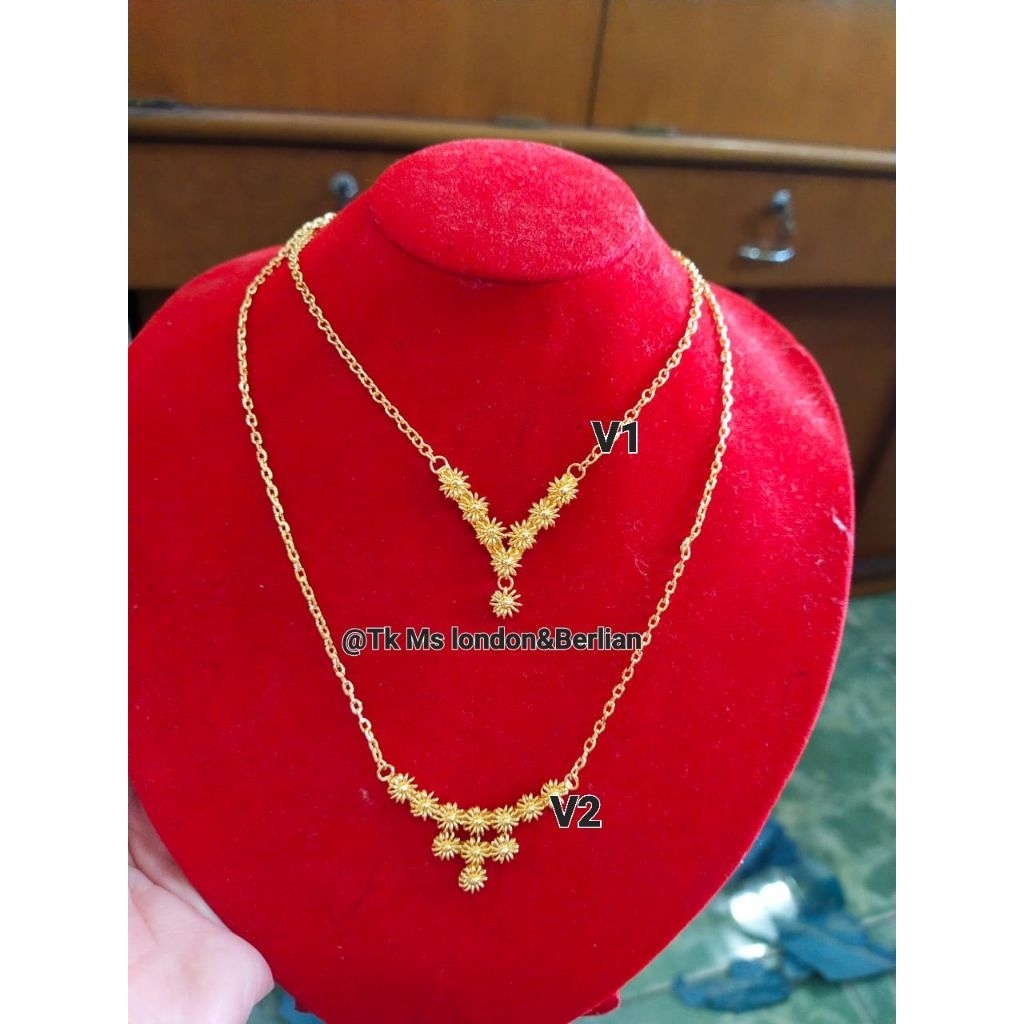 kalung investasi - desain mewah - emas 24k(LM)- emas 99,99- 10gr - yuk di