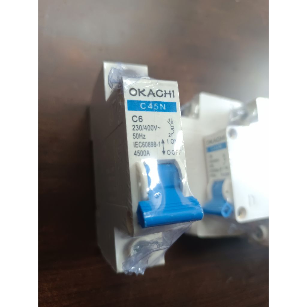 MCB OKACHI 6A OKACHI C6 C45N SNI