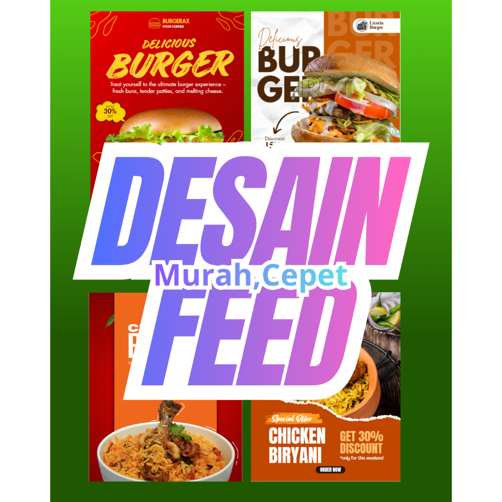 Jasa desain custom feed instagram post cepat dan berkualitas untuk UMKM canva