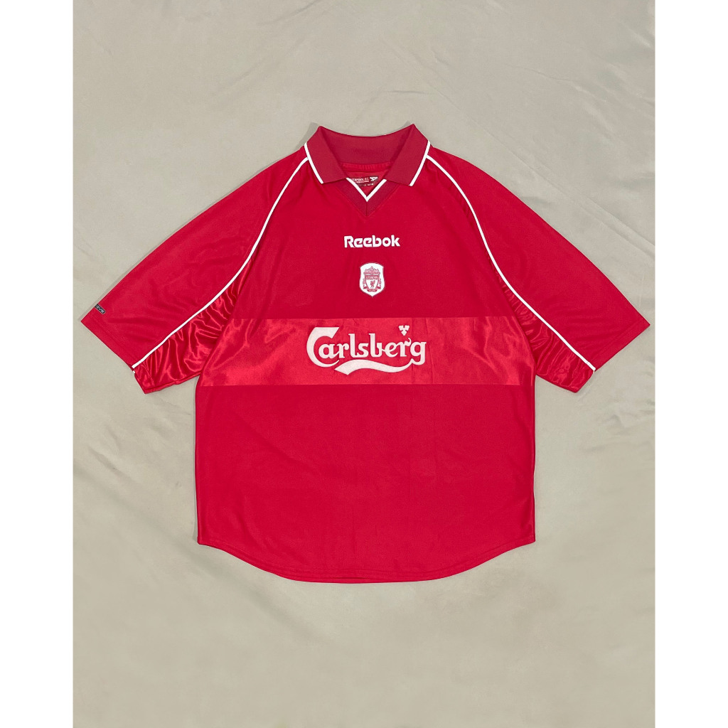 Original Reebok Liverpool Home Kit 2000 2001 2002 Jersey Bola Vintage
