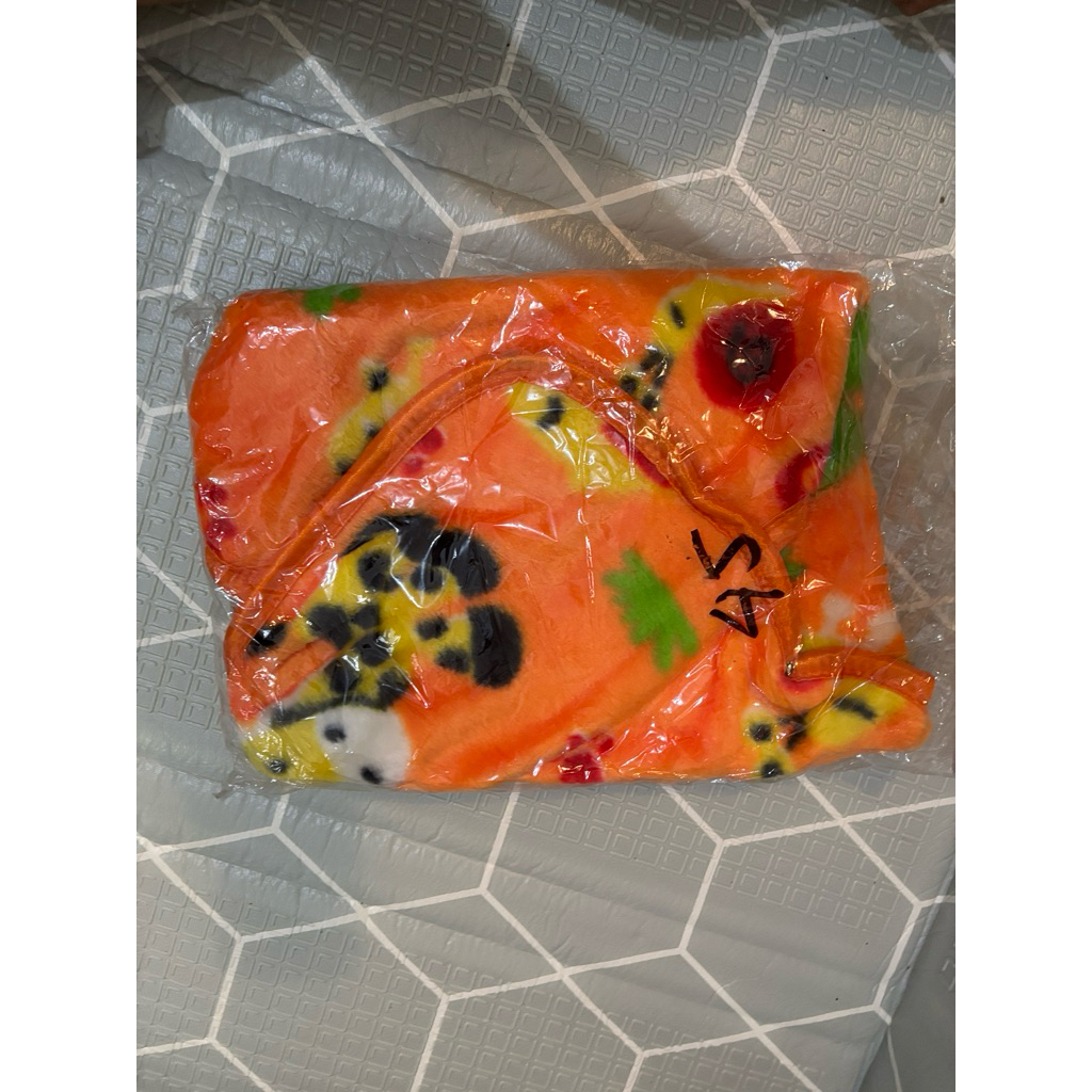 selimut jadul orange