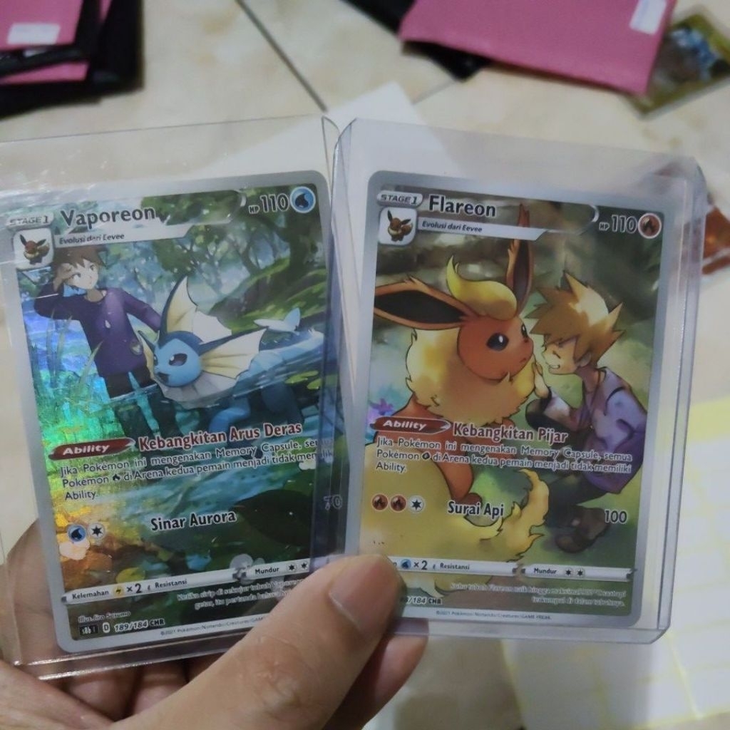 Flareon & Vaporeon CHR Indo