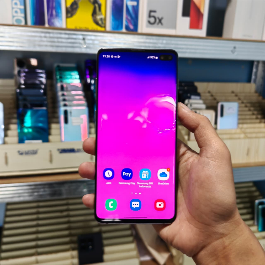 SAMSUNG S10 PLUS SECOND 8/256GB ORIGINAL GARANSI RESMI