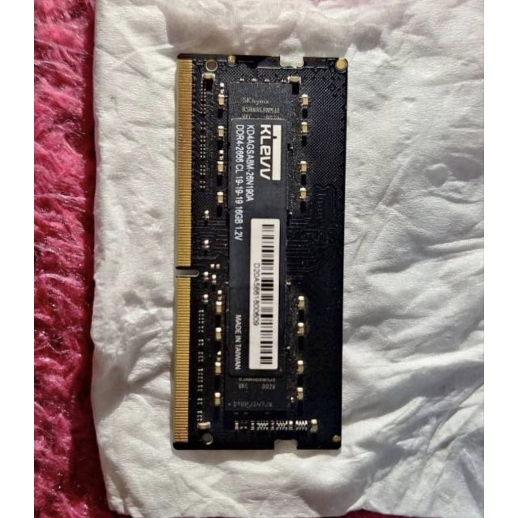 RAM KLEVV SODIMM DDR4 16GB BEKAS COPOTAN LAPTOP