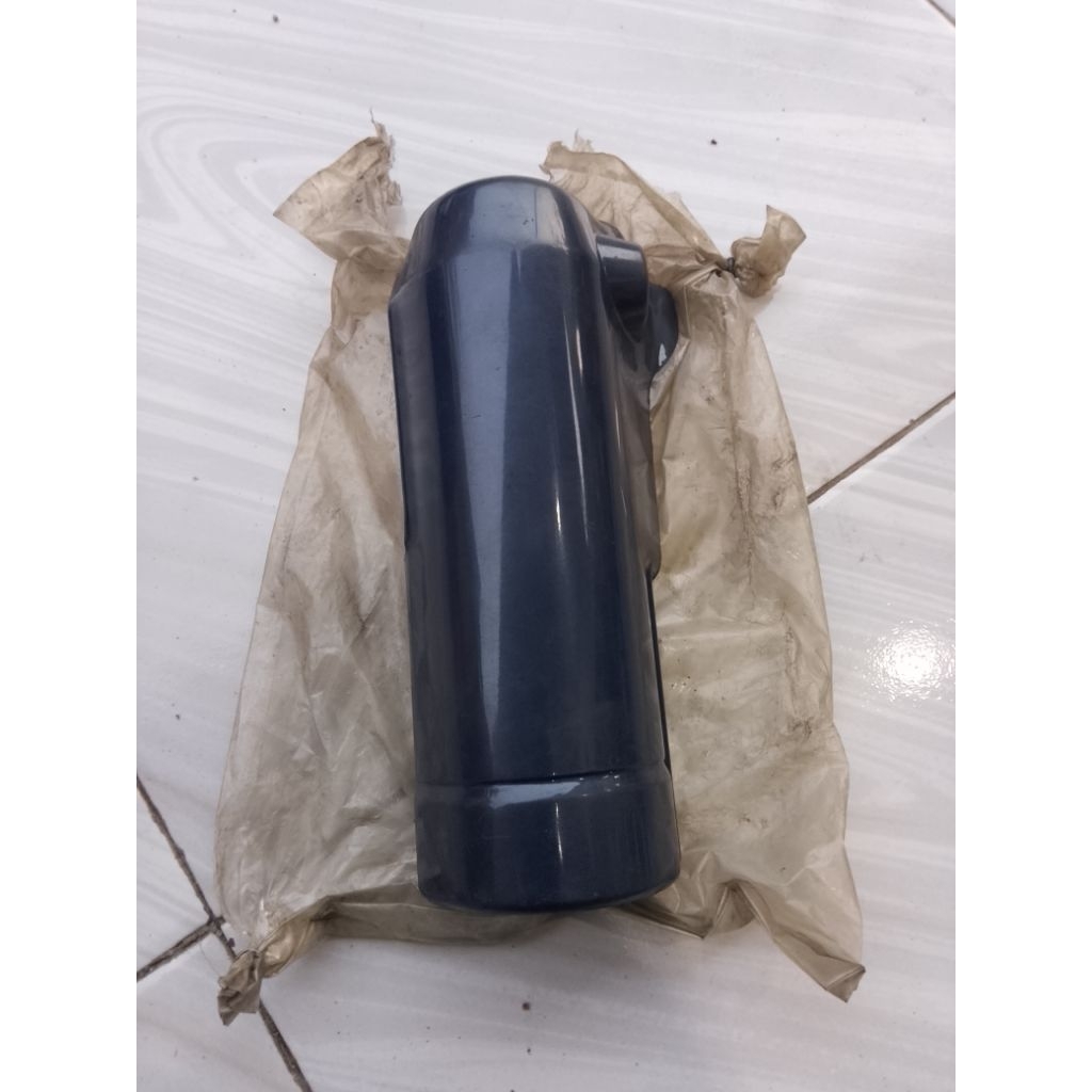 cover shock depan cover skok yamaha force one force1 se original nos biru dongker sebelah kiri