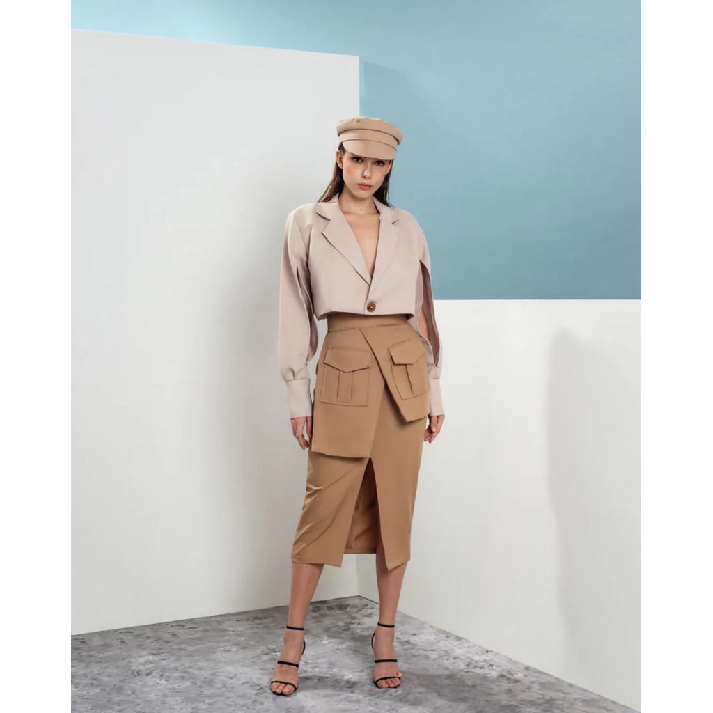 MARYALLE - TOJETO SKIRT BROWN