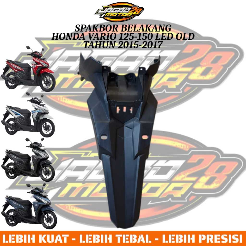 Spakbor Belakang Vario 125 150 LED ESP 2015 2016 2017 / Spakbor Belakang Vario 150 125 LED 2015 2016