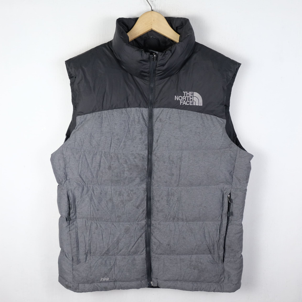 JAKET TNF OUTDOOR GOOSE DOWN PUFFER BULU ANGSA WINTER VEST JK256 SIZE L