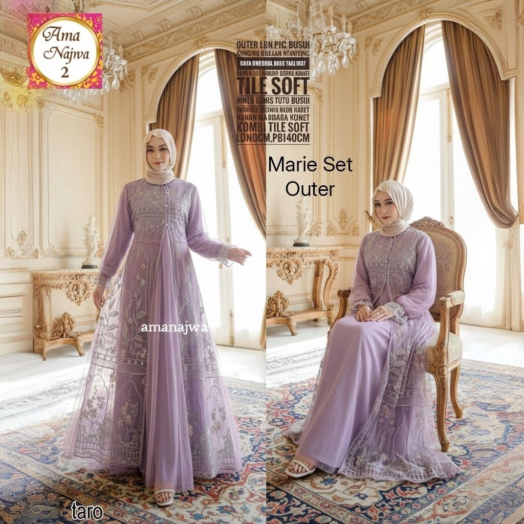 Morie Maxy Dress Kekinian Maxy Dress Original Ori Ama Najwa