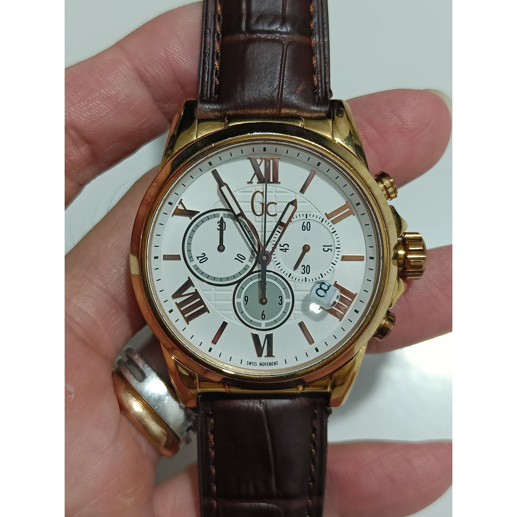 GC guess Collection Esquire Chronograph Y08006G1 original Bekas bagus normal semua siap pakai