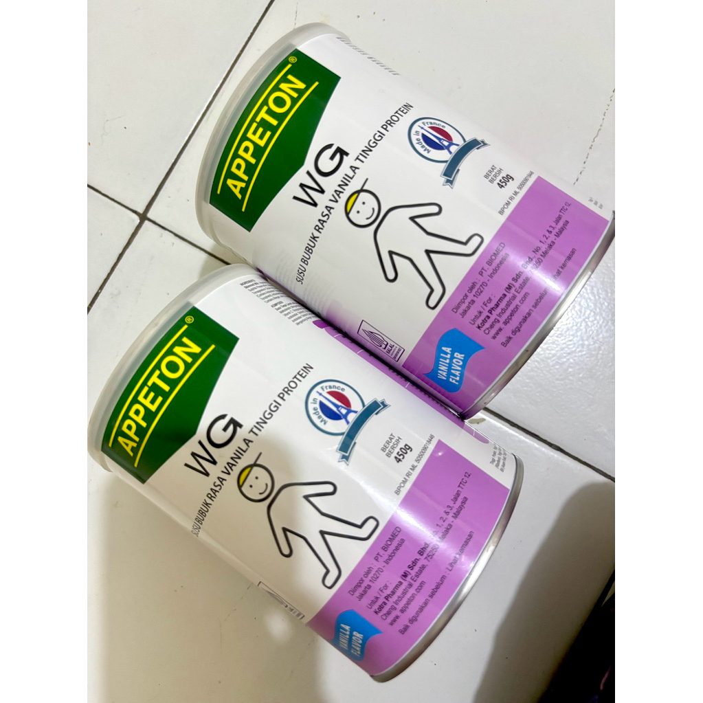 Appeton Susu Penambah Berat Badan Anak Vanilla 450g - Tinggi Protein, L-Protemax, Multivitamin