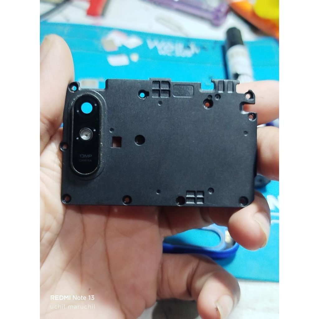 tutup mesin redmi 9 a original copotan tested