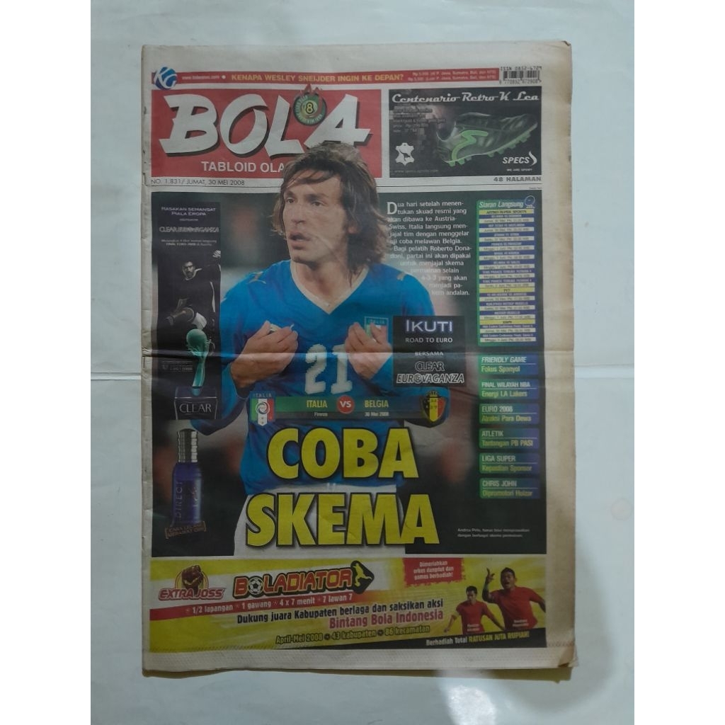 tabloid bola edisi selasa 30 mei 2008 ~ liputan jelang piala eropa 2008