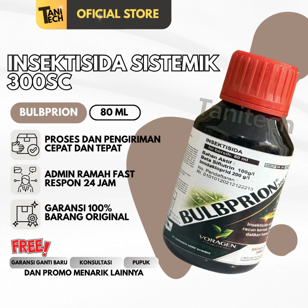 Bulprion 300SC 80ML Insektisida Sistemik Kendalikan Kutu Daun Thrips Efektif