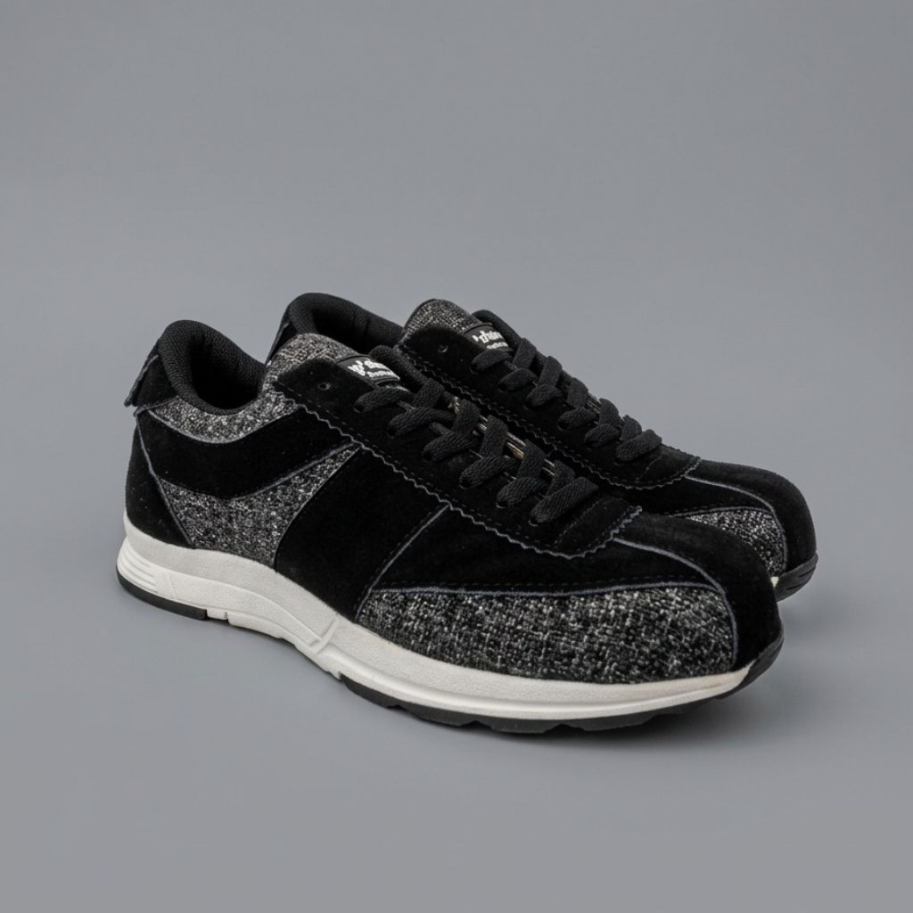 UBES - SEPATU SNEAKERS PRIA UJUNG BESI SEPATU SAFETY SHOES CASUAL