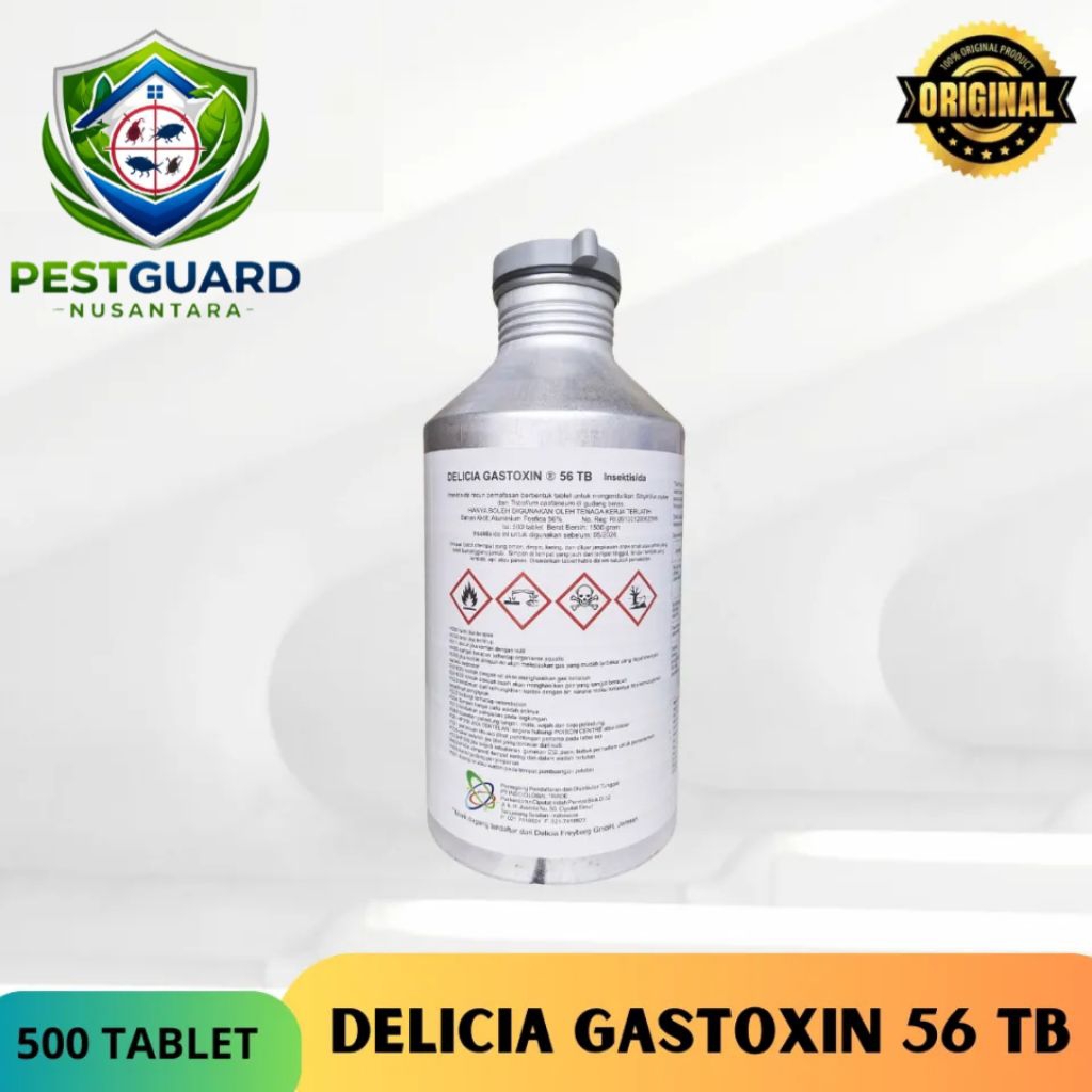 Delicia Gastoxin 56 TB Pembasmi Hama Gudang Fumigan Beras Jagung Kutu Beras Ampuh