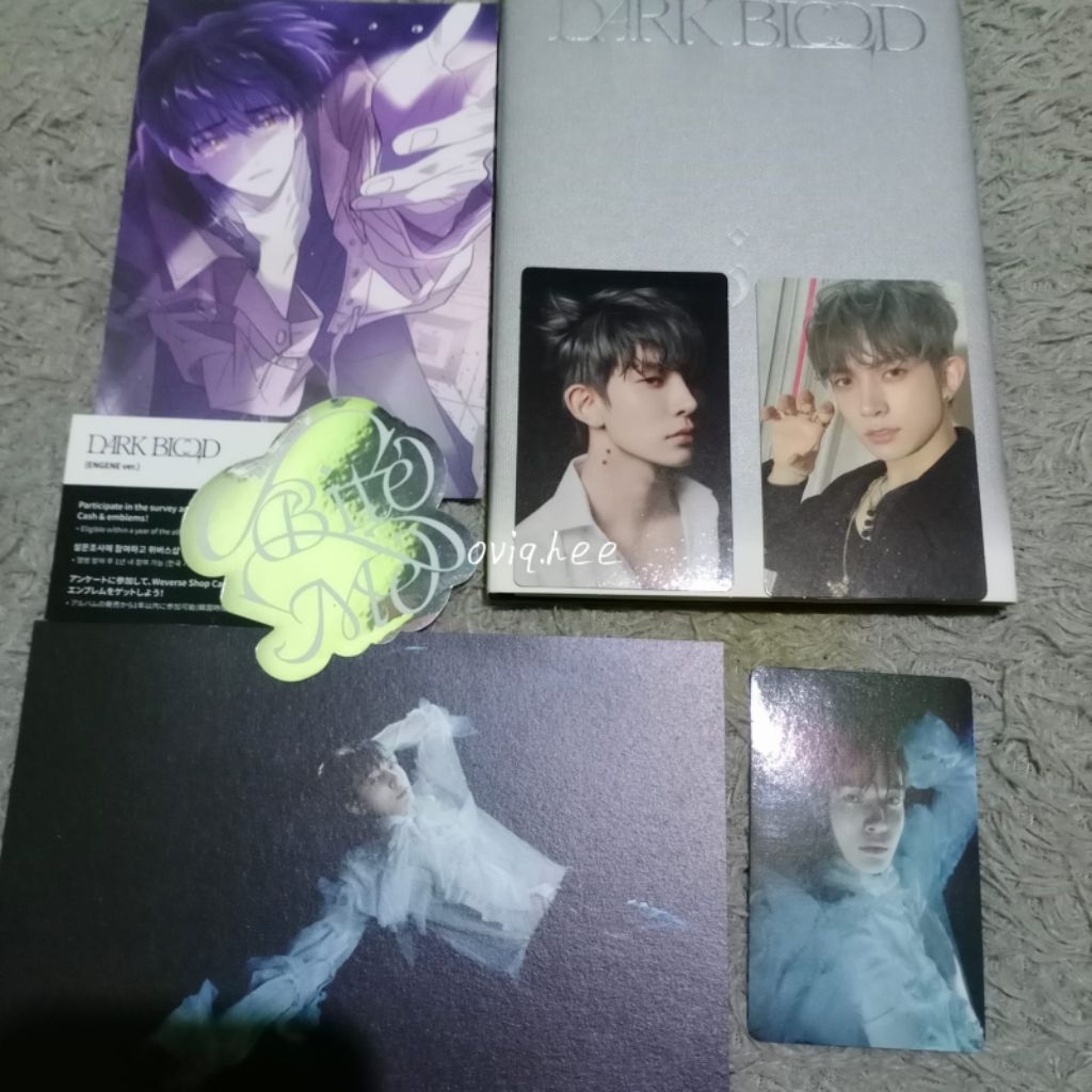 ALBUM ENHYPEN DARK BLOOD ENVER HEESEUNG FULL SET+POB