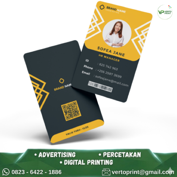 Cetak Id Card / Kartu Member / Member Card / Kartu Visitor PVC Card