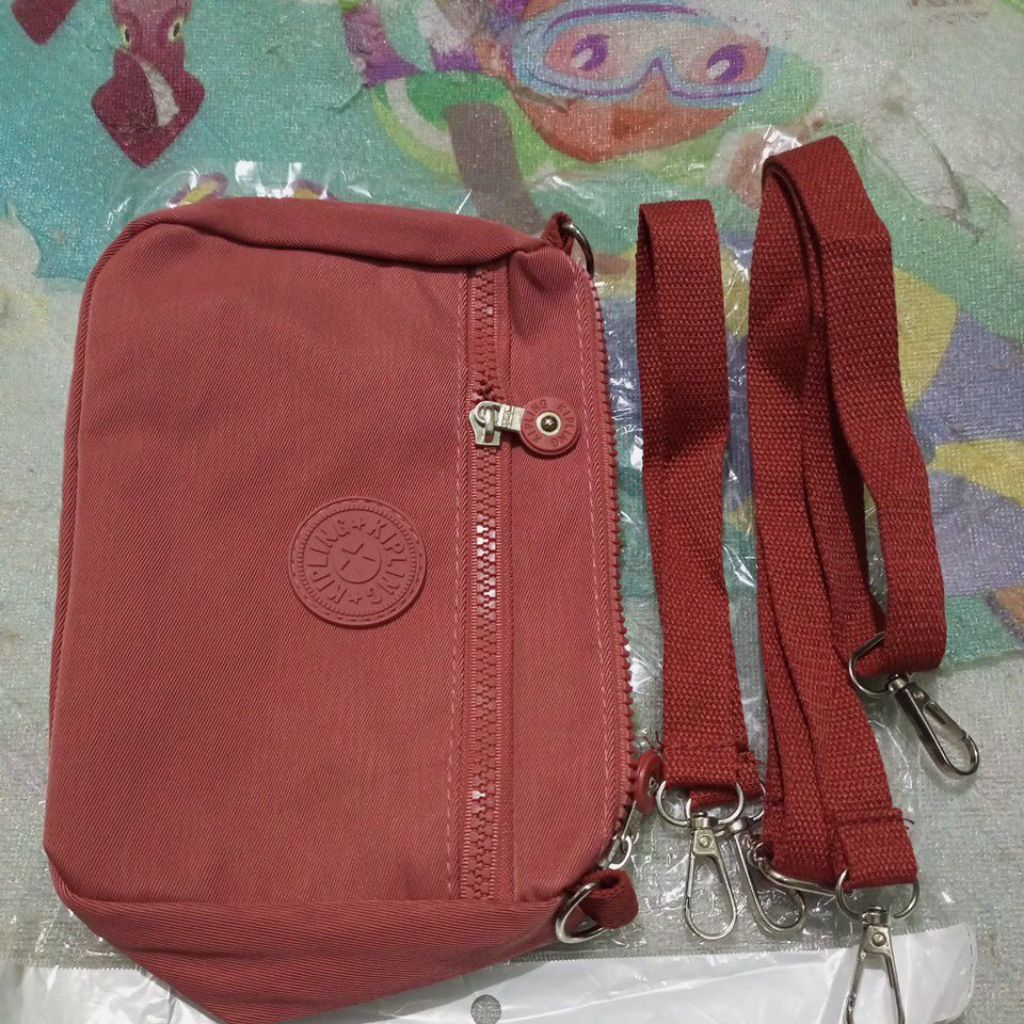 new tas slempang kliping kanvas cantik