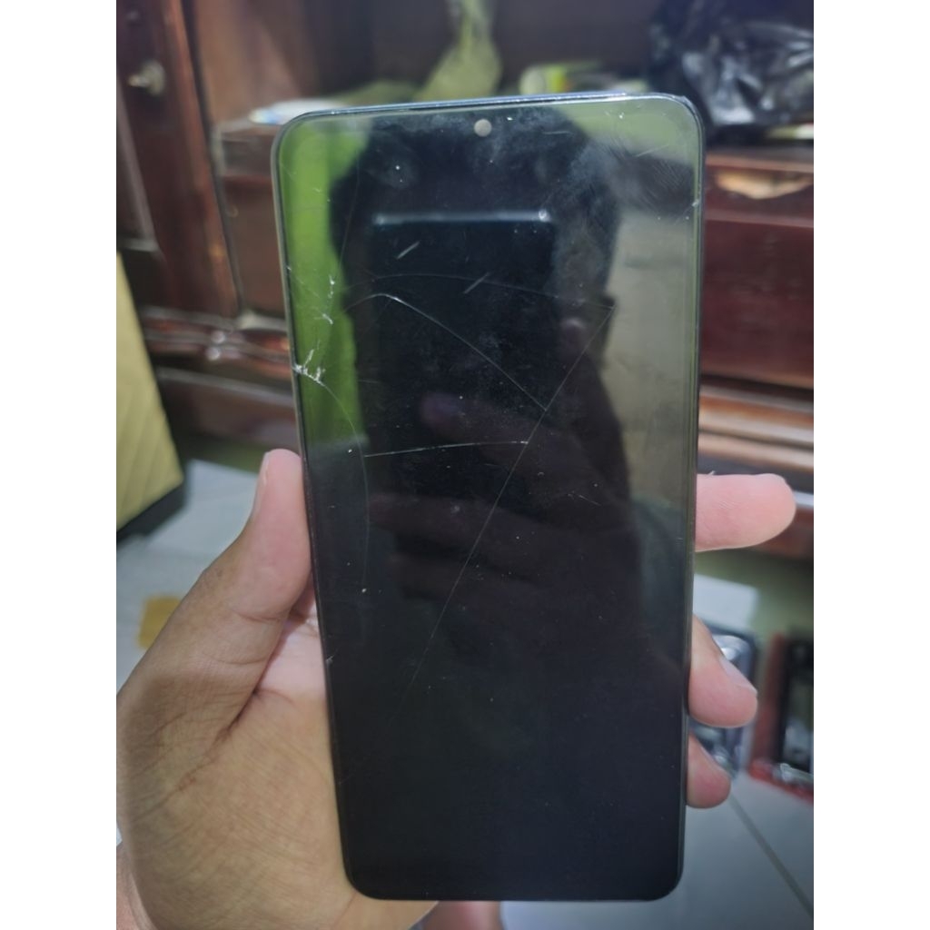 LCD SAMSUNG A04S ORIGINAL COPOTAN MINUS RETAK GLASS