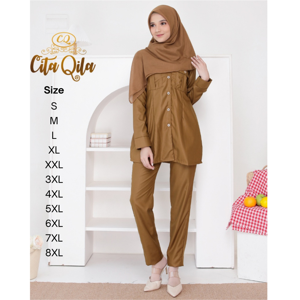 [KEMEJA]BAJU PEMDA WANITA , SERAGAM PEMDA WANITA BAJU + CELANA TERSEDIA UKURAN JUMBO