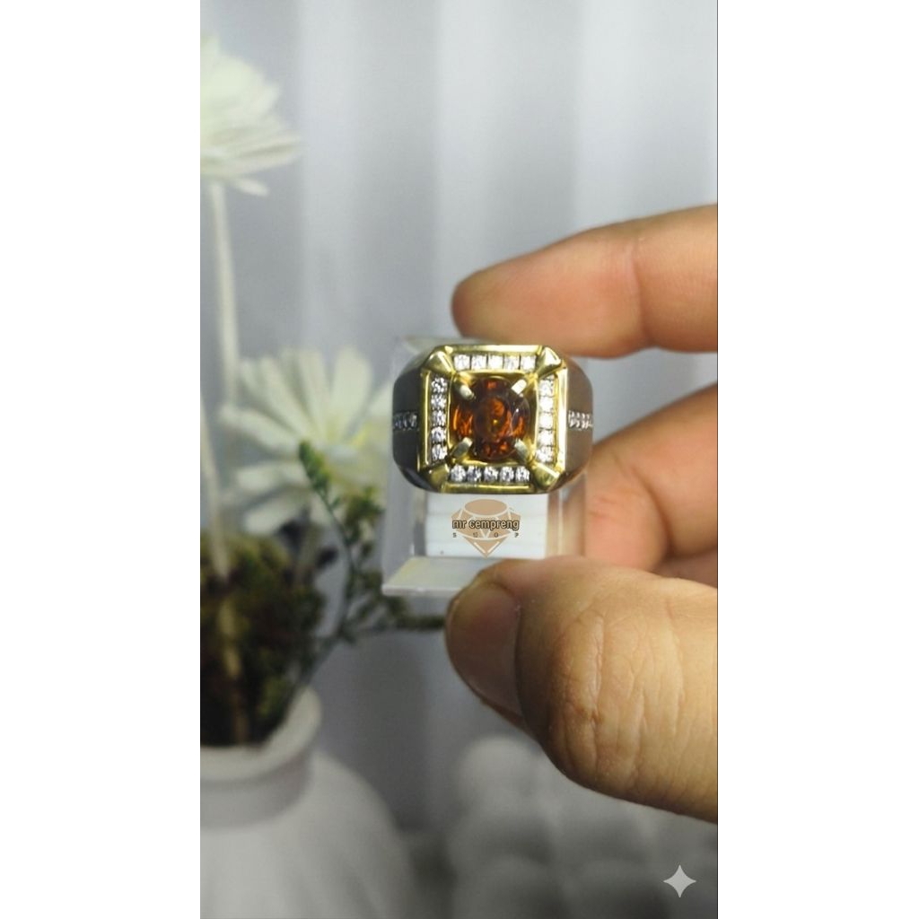 Batu Permata Natural Mali Garnet