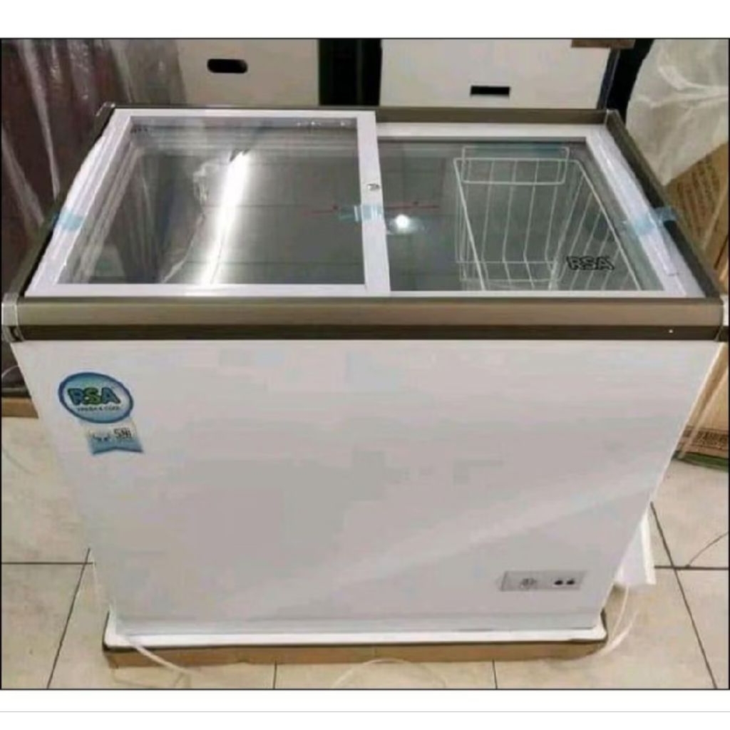 RSA XS 200 CHEST FREEZER BOX SLIDING 200 L LEMARI PEMBEKU BY RSA