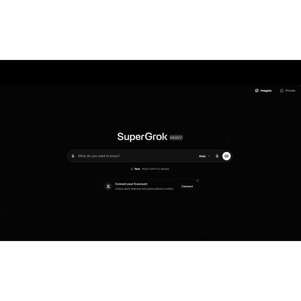 Supergrok Grok AI Privat Heavy & Supergrok Tercanggih dan Termurah Di Dunia Limited Edition 1 Bulan.