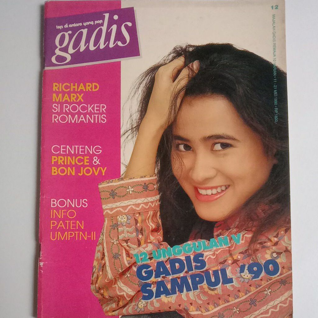 Majalah Gadis Tahun 1990 Cover Mulan