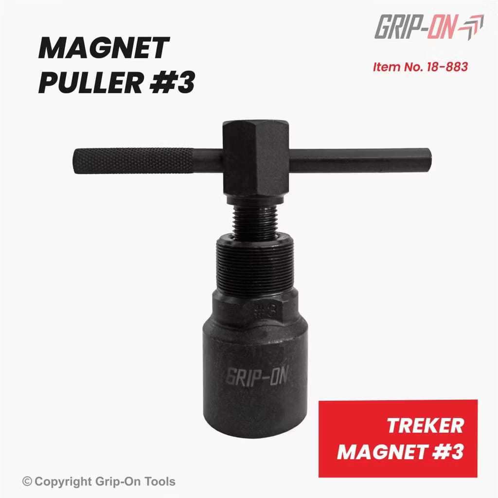 Grip-On Magnet Puller #3 Treker Magnet No 3 Tracker Magnet Multi Fungsi Untuk Motor Honda Yamaha Suz