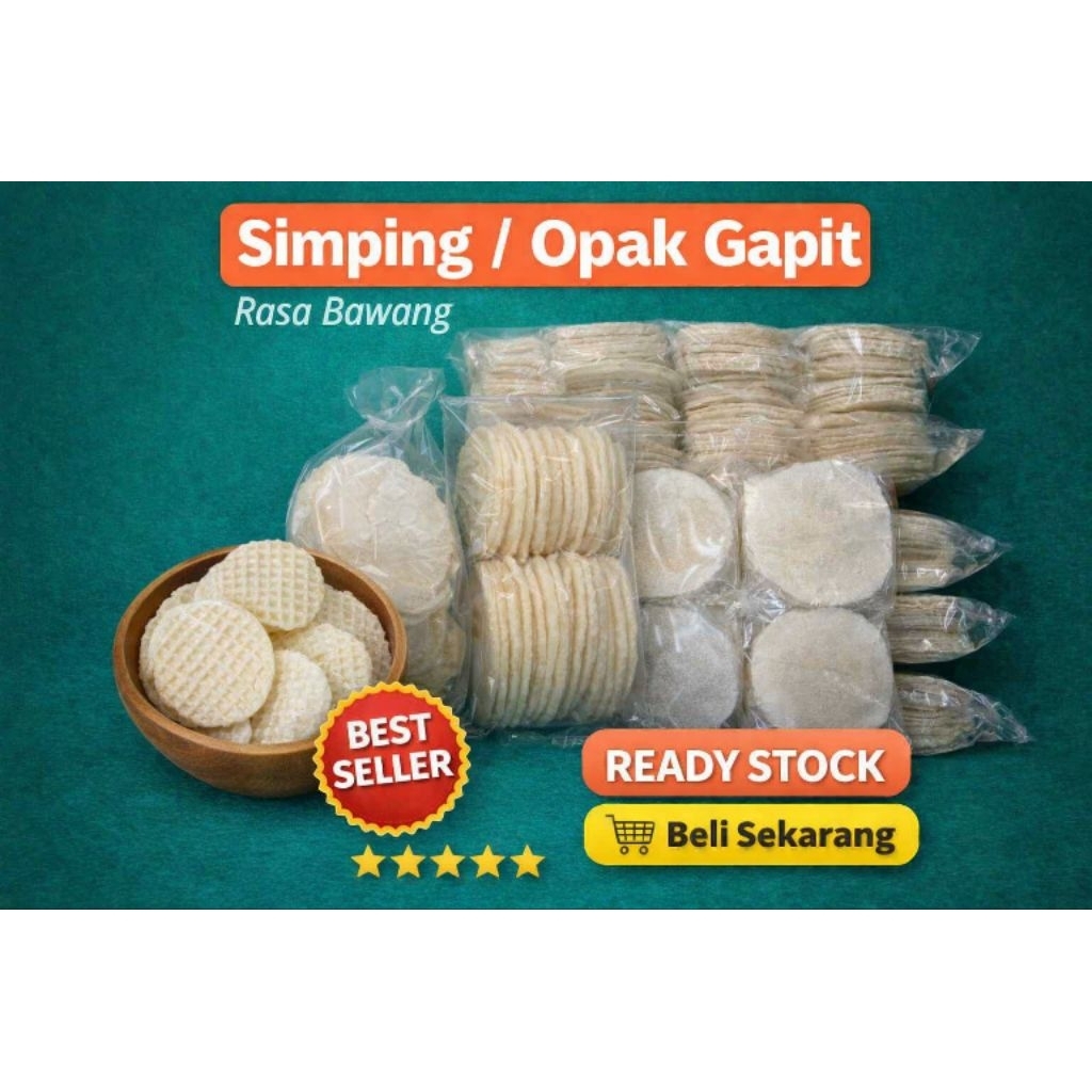 SIMPING / OPAK GAPIT RASA BAWANG ORIGINAL Gurih Renyah