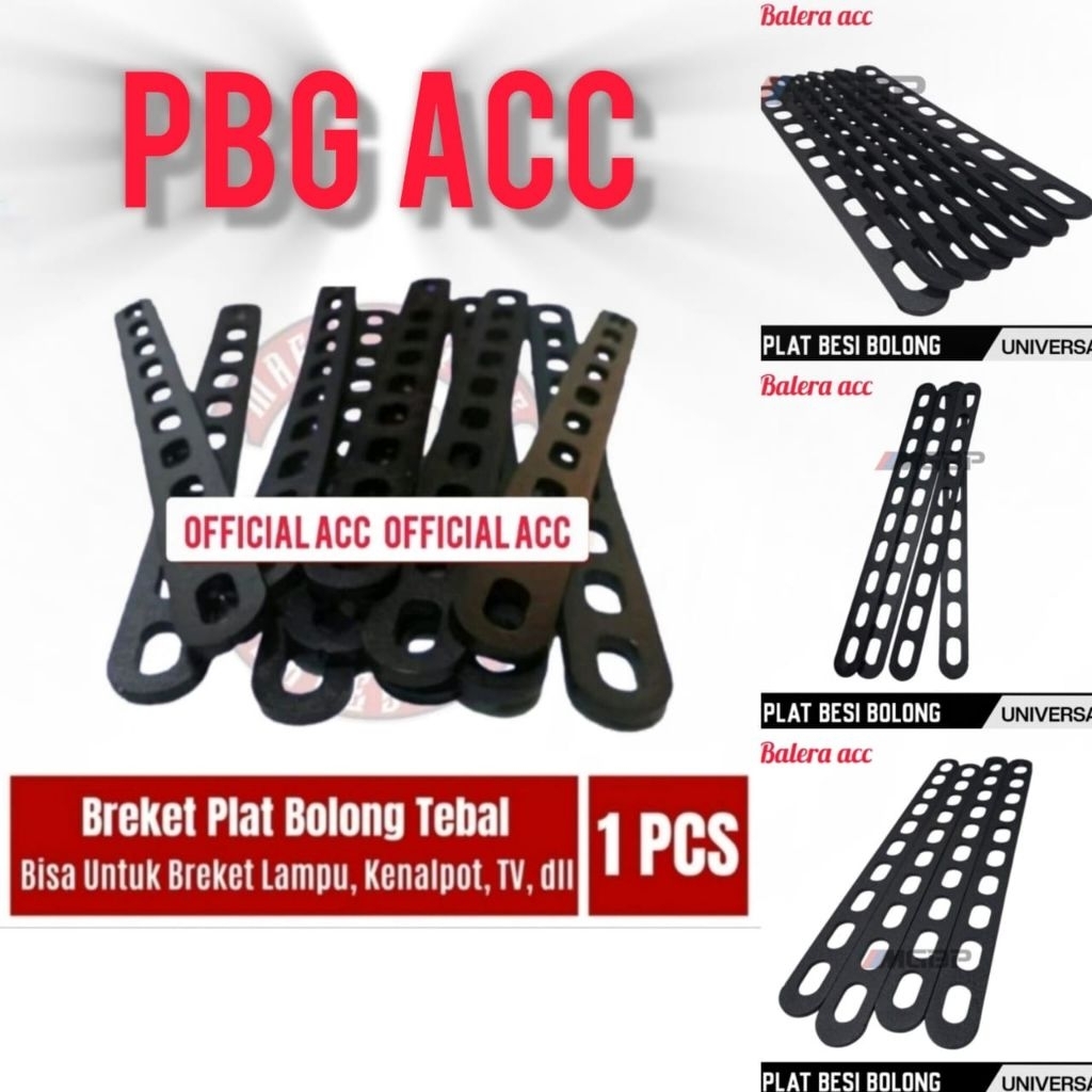 Breket Plat Besi Bolong TEBAL 5mm 4mm 3mm 2mm Breket knalpot Breket lampu Plat Besi TEBAL