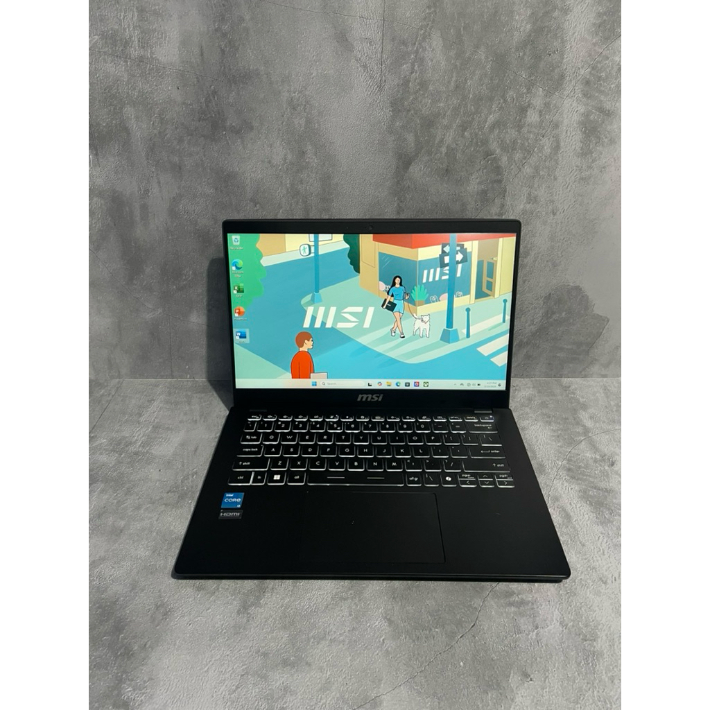 Laptop MSI Modern 14 Intel I3-1215U gen 12 RAM 8/256GB Laptop Second Premium Murah
