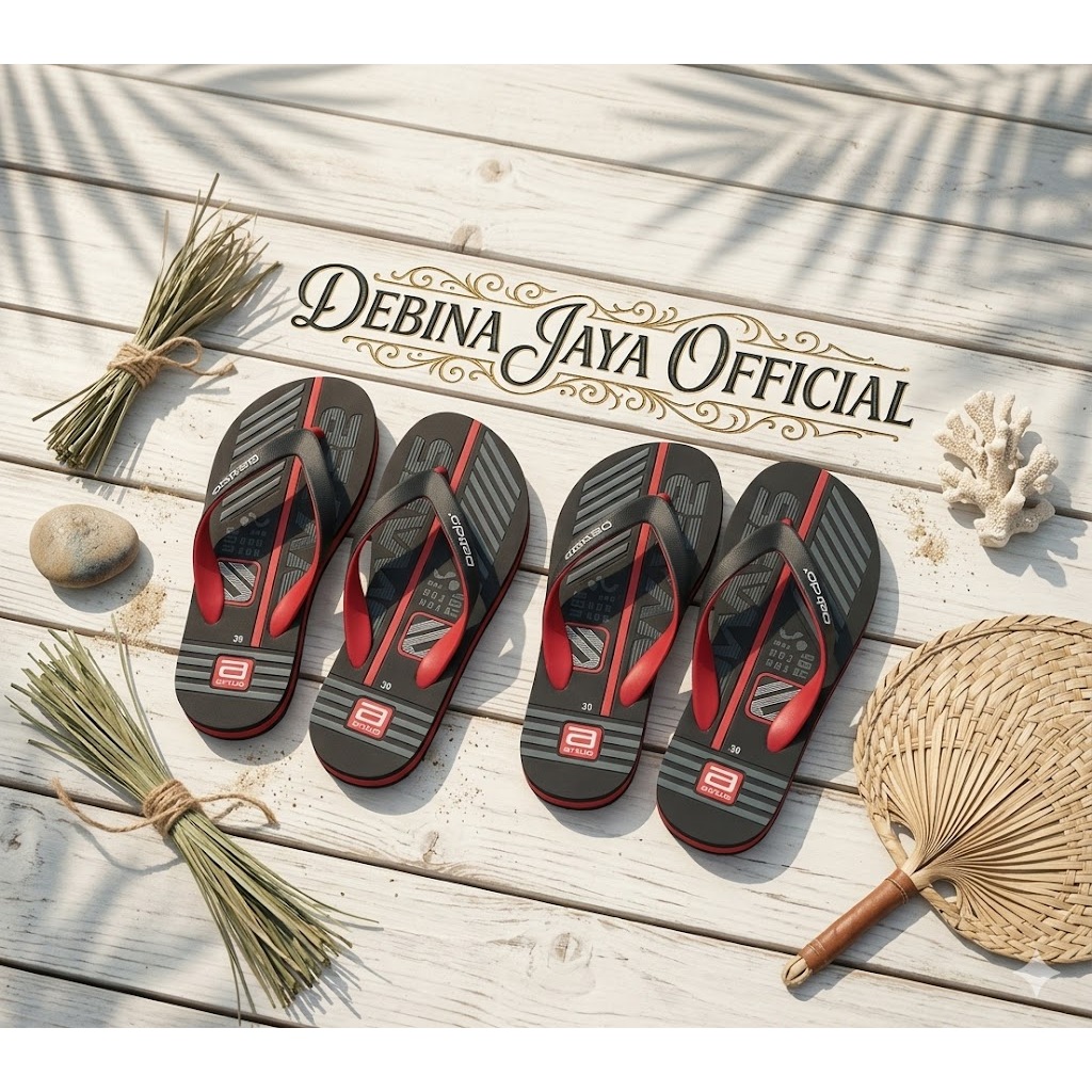 Debina jaya Official – Sandal ANDO AZUMA – No. 38 Sampai 42 – Sandal Remaja Dan Pria Japit  Ando Mot