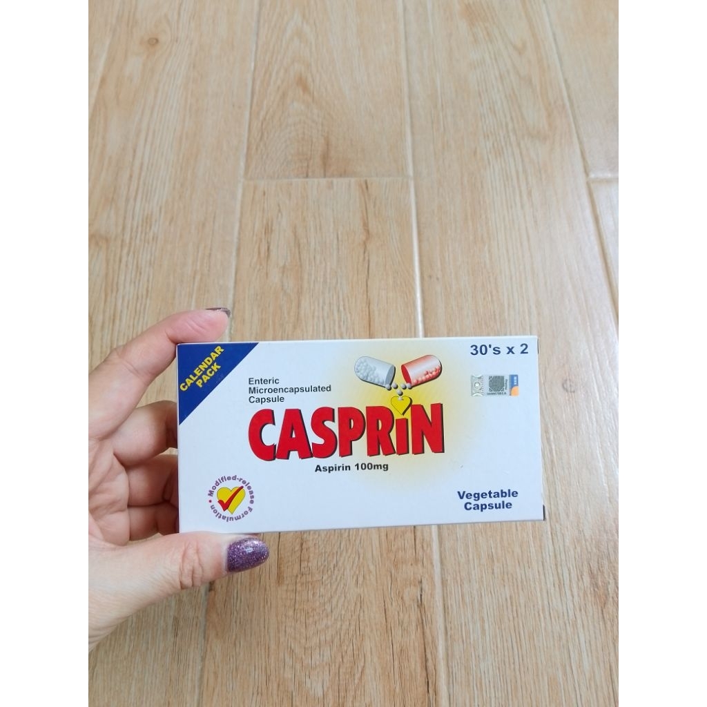 Caspirin Aspirin 100mg isi 2 x 30s