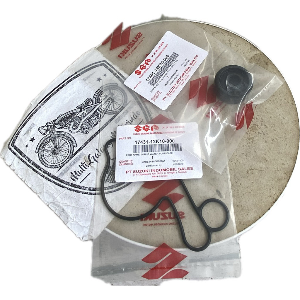 SEAL WATER PUMP - Engine Water Pump Mechanical Seal SUZUKI GSX - SATRIA FU 150 INJEKSI BISA COD (174