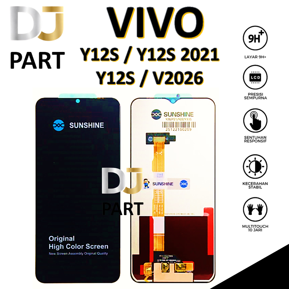 LCD TOUCHSCREEN Y12S / Y12S 2021 / Y12S / V2026  ORIGINAL 100% FULLSET