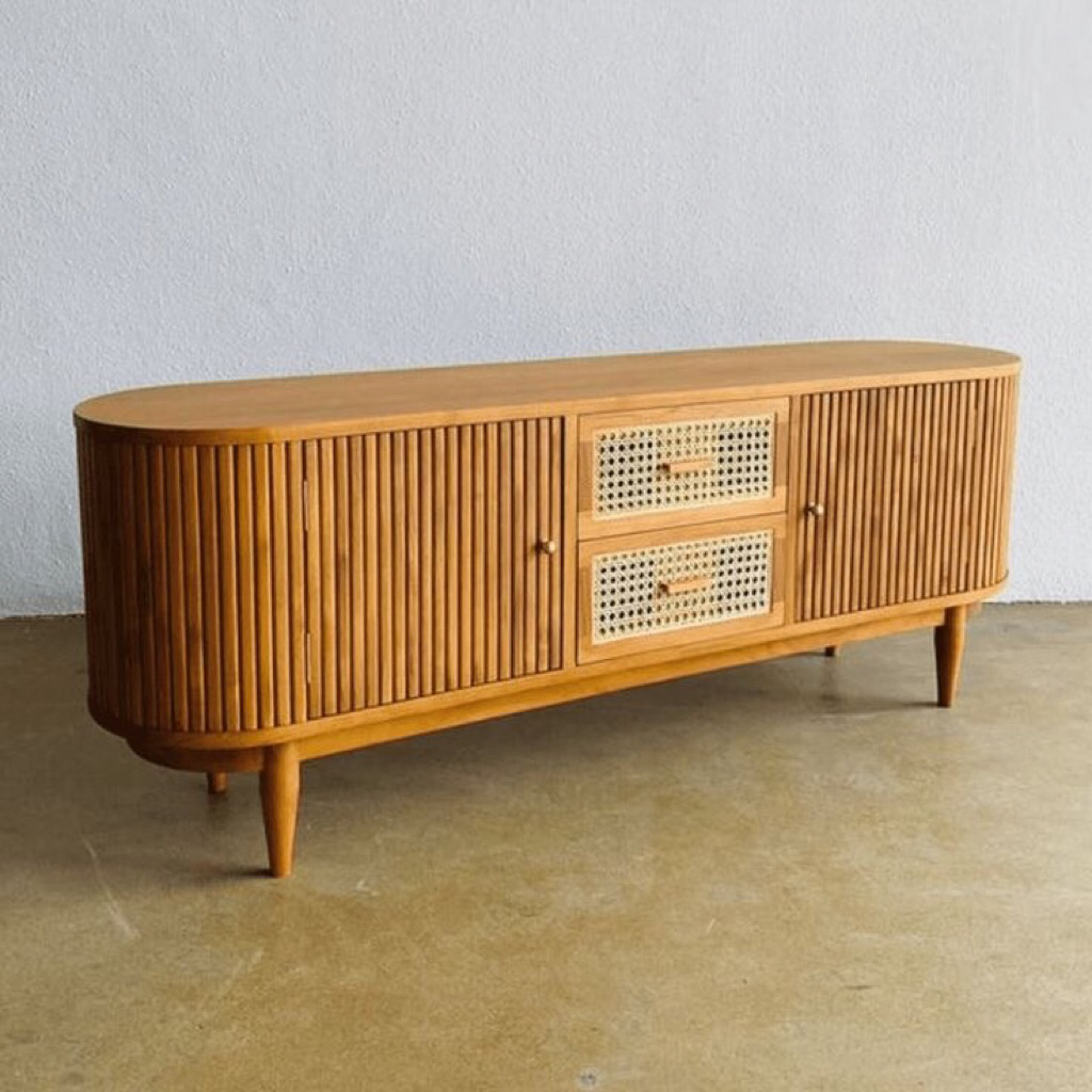 Meja Tv Retro kayu jati murah meriah