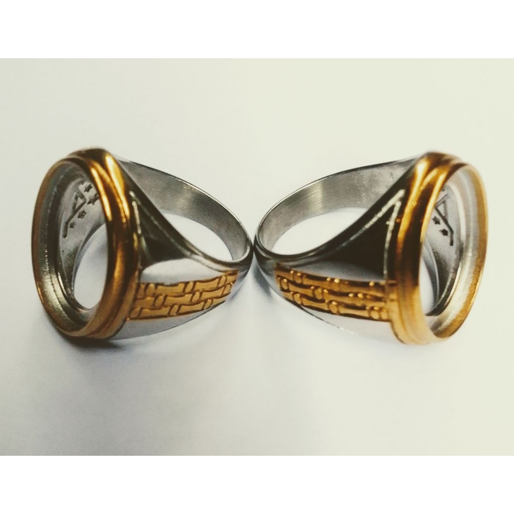 ring titanium minimalis 15x20
